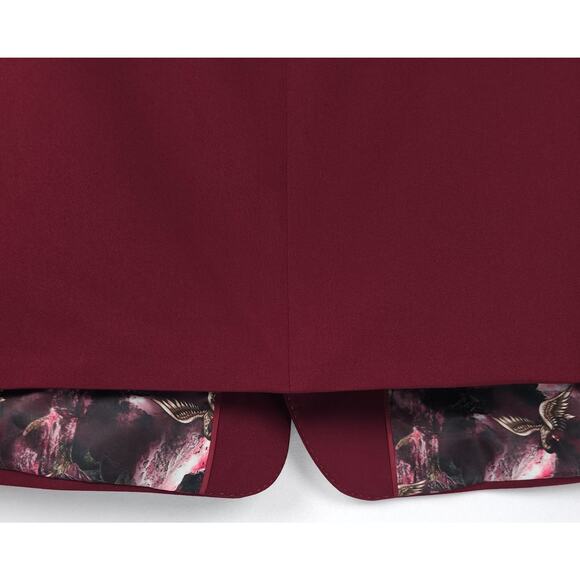 Tayion Collection Men's Classic-Fit Stretch Suit Jacket Dark Red Solid 52R NWT - Picture 6 of 7